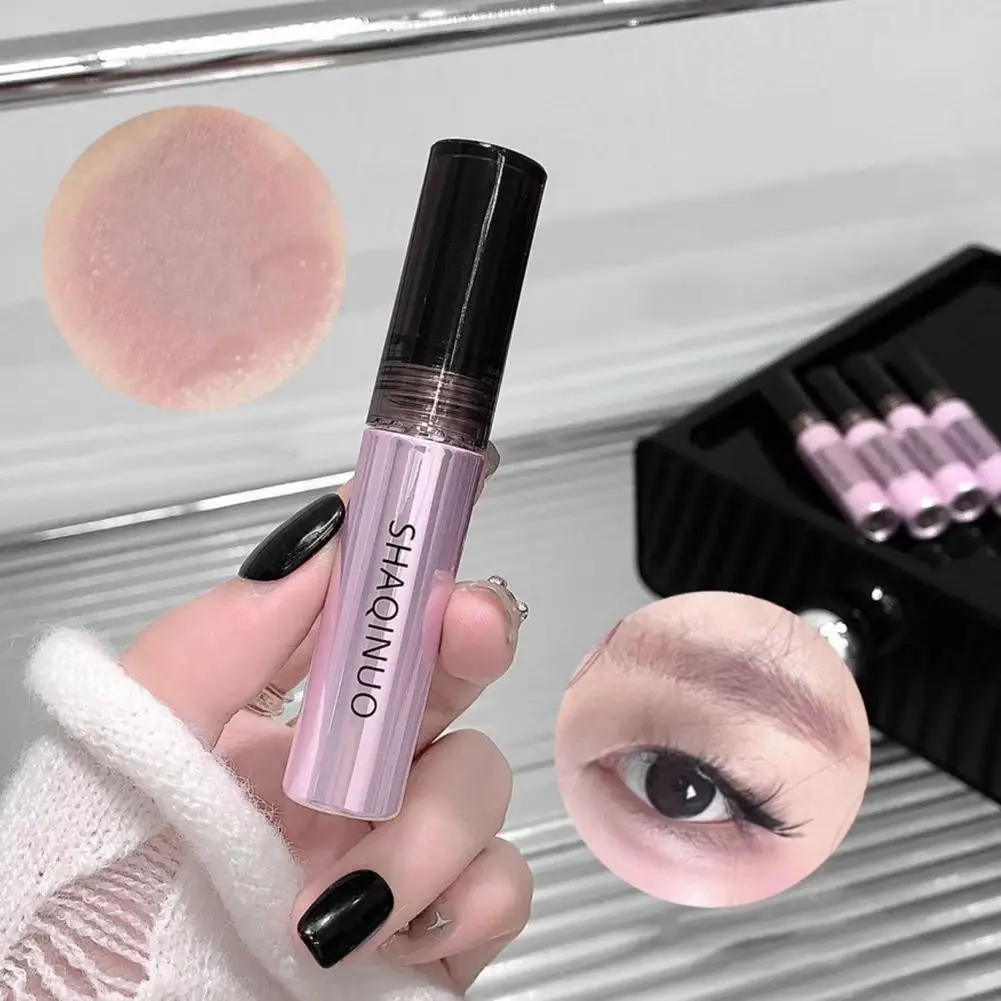 ティンテッド ブロウ マスカラ ピンク、ベルベット マット ウォータープルーフ ブロウ フェザリー ブロウ スタイル 韓国メイクアップ、汚れ防止持続ジェル、ロング I7Q6