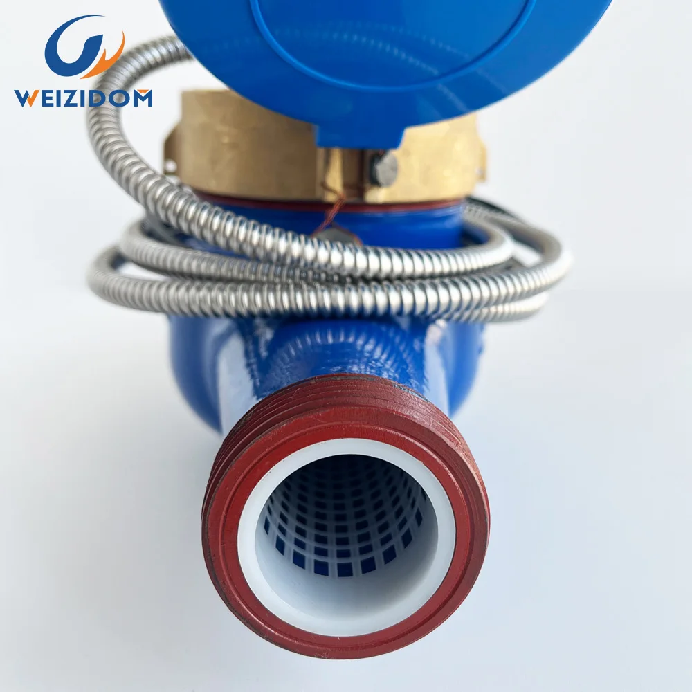 DN50 Multi Jet Dry Type Iron Water Meter with Signal Transmission Remote Reading Pulse Output IP68 OEM Customized