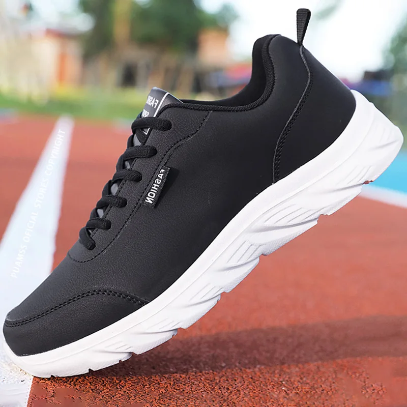

Men Shoes Spring New Casual Shoes For Men Comfortable Travel Shoes Black White Sports Tennis