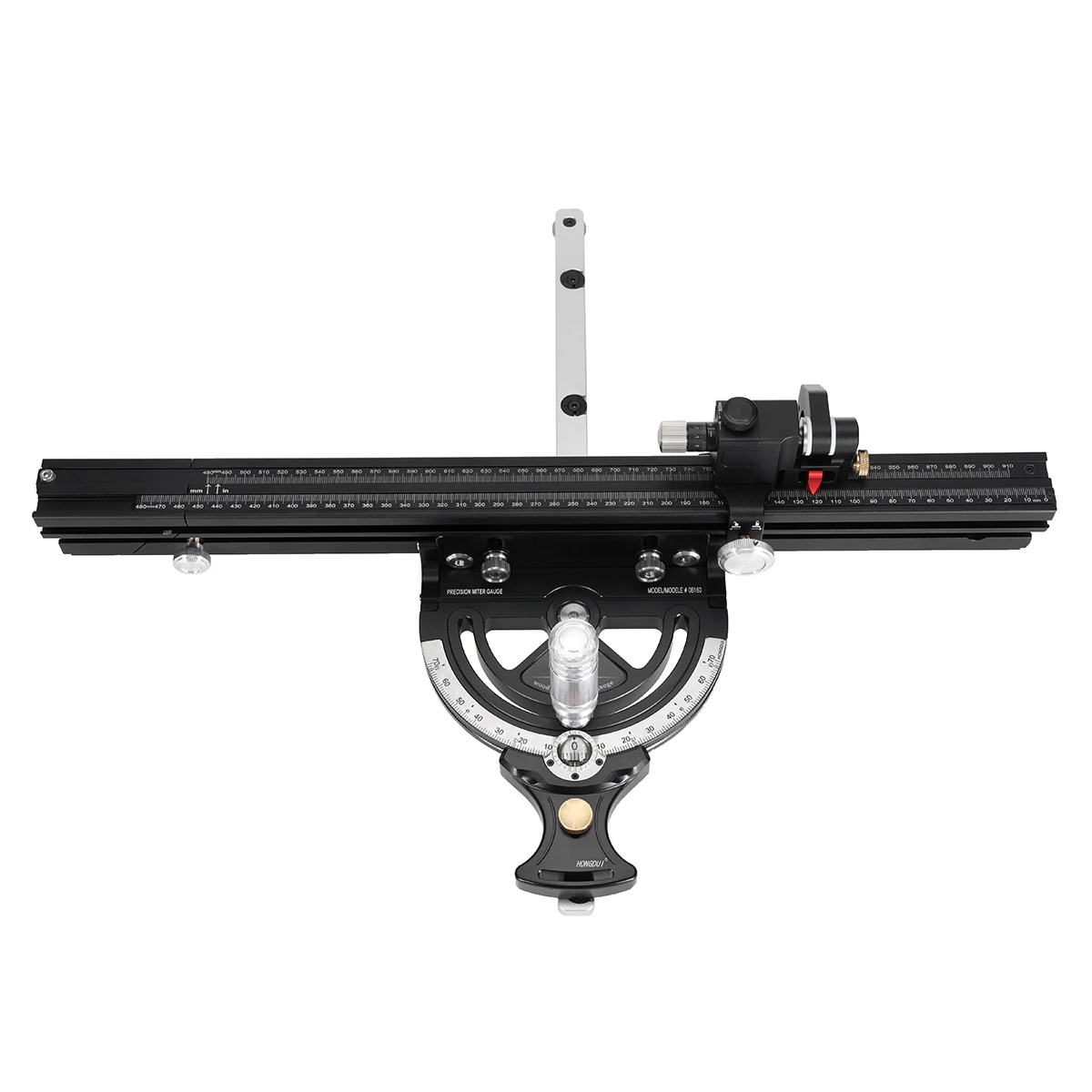 HD-MG21 850 mm verlengd hek 0-70 graden verstekmeter met voor tafelzaag router tafel precisie hoekinstelling houtbewerkingsgereedschap - afbeelding 2
