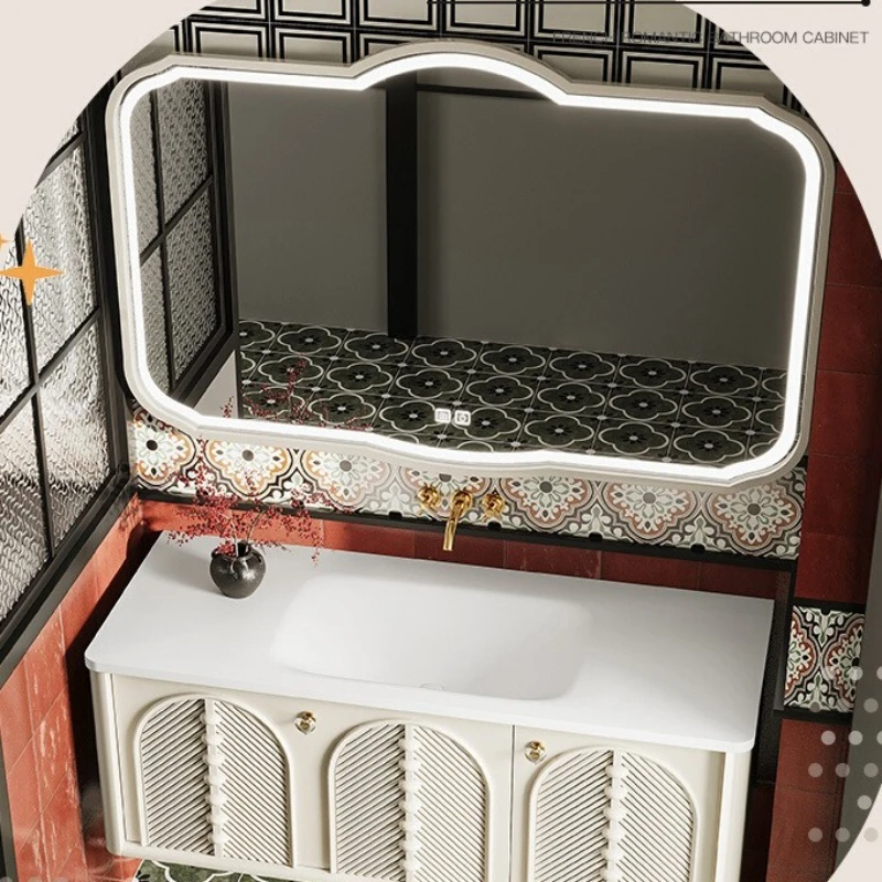 

Oak French Corian integrated basin