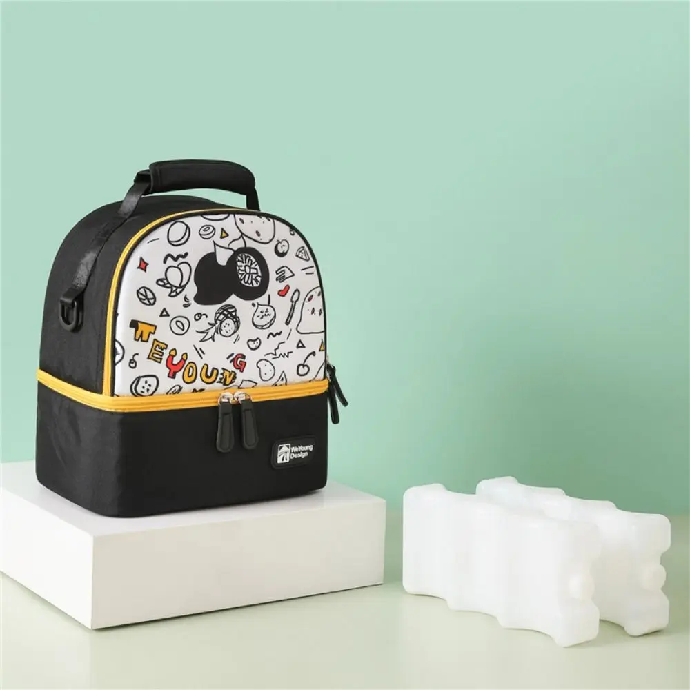 

Многофункциональный рюкзак для беременных, портативная легкая термосумка для хранения, большая вместительная двухслойная сумка для еды/ланч-бокс