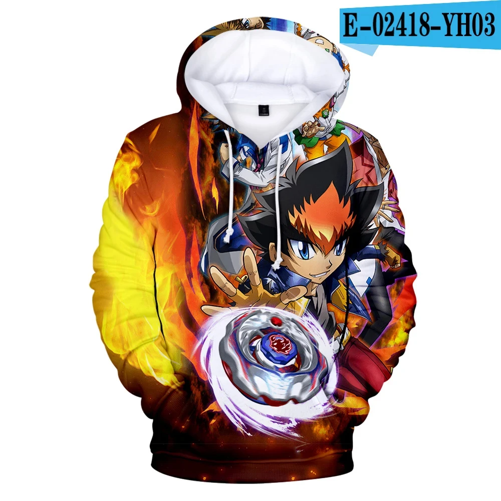 2024 Cosplay Beyblade Burst Evolution Hoodies Kinder Sweatshirt Herbst Winter warm Harajuku Junge Mädchen beliebte Kinder Kleidung