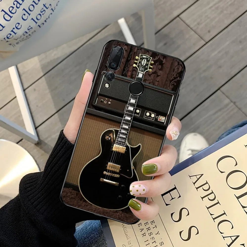 Music Instrument Guitar Piano Phone Case For Huawei Y9 6 7 5 Prime Enjoy 7s 7 8 Plus 7a 9e 9plus 8E Lite Psmart Shell