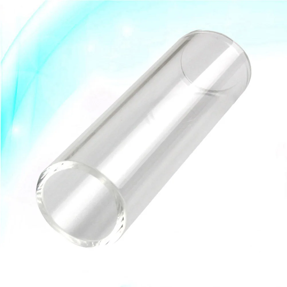 

51mm Glass Finger Slide Bar Guitar Slide Electric Acoustic Banjo Ukulele Clear Sustain Subtle Harmonics Bright Tone
