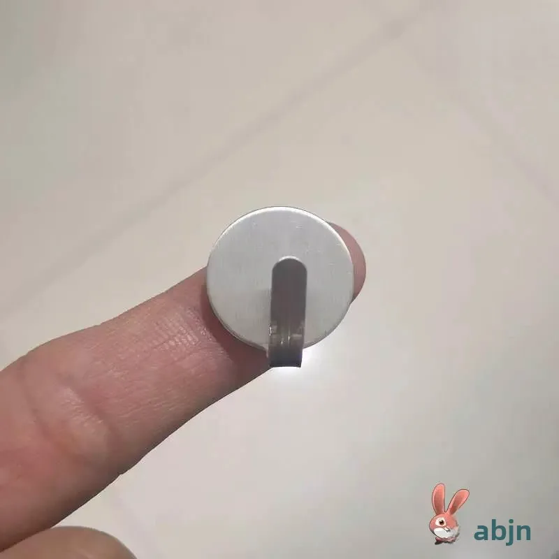 Invisible  Metal Hook Strong Adhesive Stainless Steel Traceless Glue Hook for Bag Accessories No Trace Left after Removal