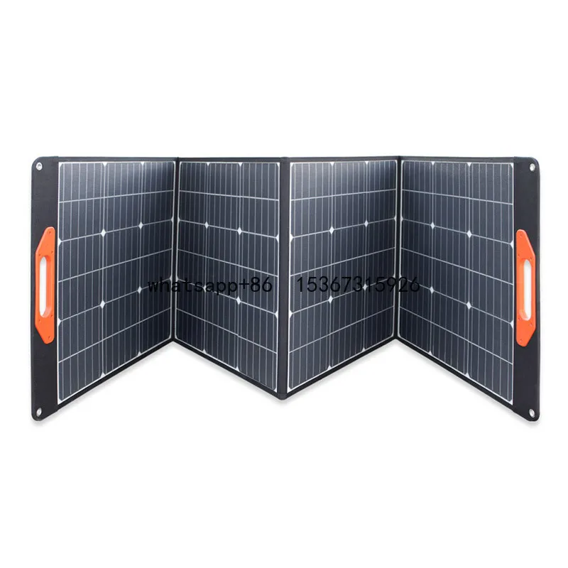 Lightweight folding solar panel 100W 200 watt solar panel camping foldable 200W 12V 24V solar panel portable charger