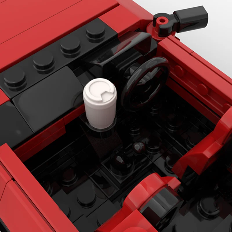 314 Uds MOC Toyota GT Apex ciudad roja campeones modelo regalo de Navidad juguetes de construcción bloques arquitectura montar ladrillo creativo niños