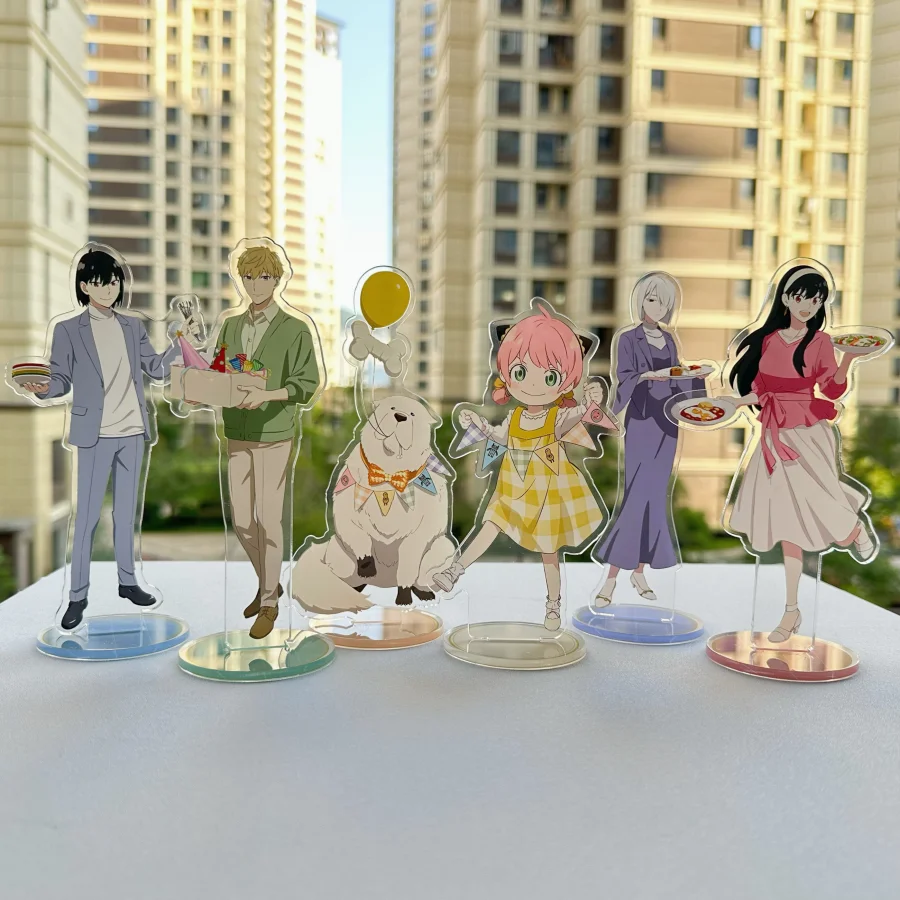 15cm Anime Spy X Family Figure accessories Acrylic stand Twilight Loid Forger Yor Forger Anya Forger Model Plate Collection Fan