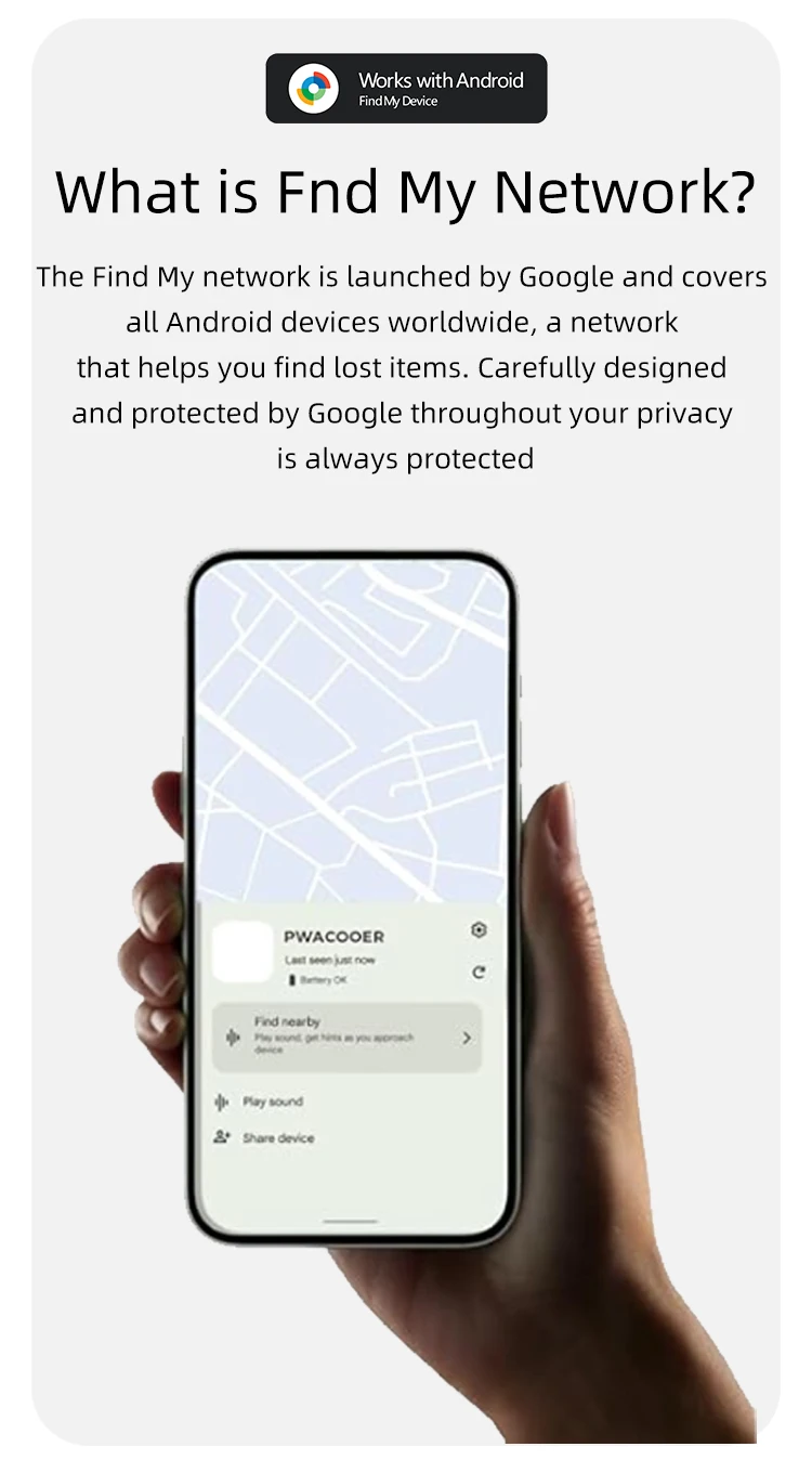 Google Location Tracker Air Tag Android Find My Gps Tracking Device für Auto Motorrad Bluetooth Autoelektronik GPS Fahrzeug Loc – Detail 3