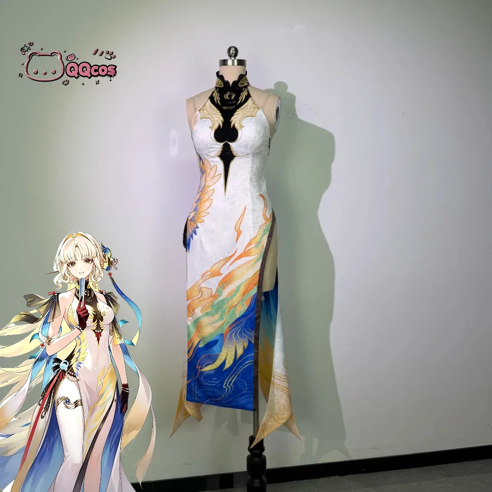 

Suisui coslay Costume Game Cosplay Series:Wuthering Waves Suisui Cosplay Embroidered cheongsam Costume full set QQcos