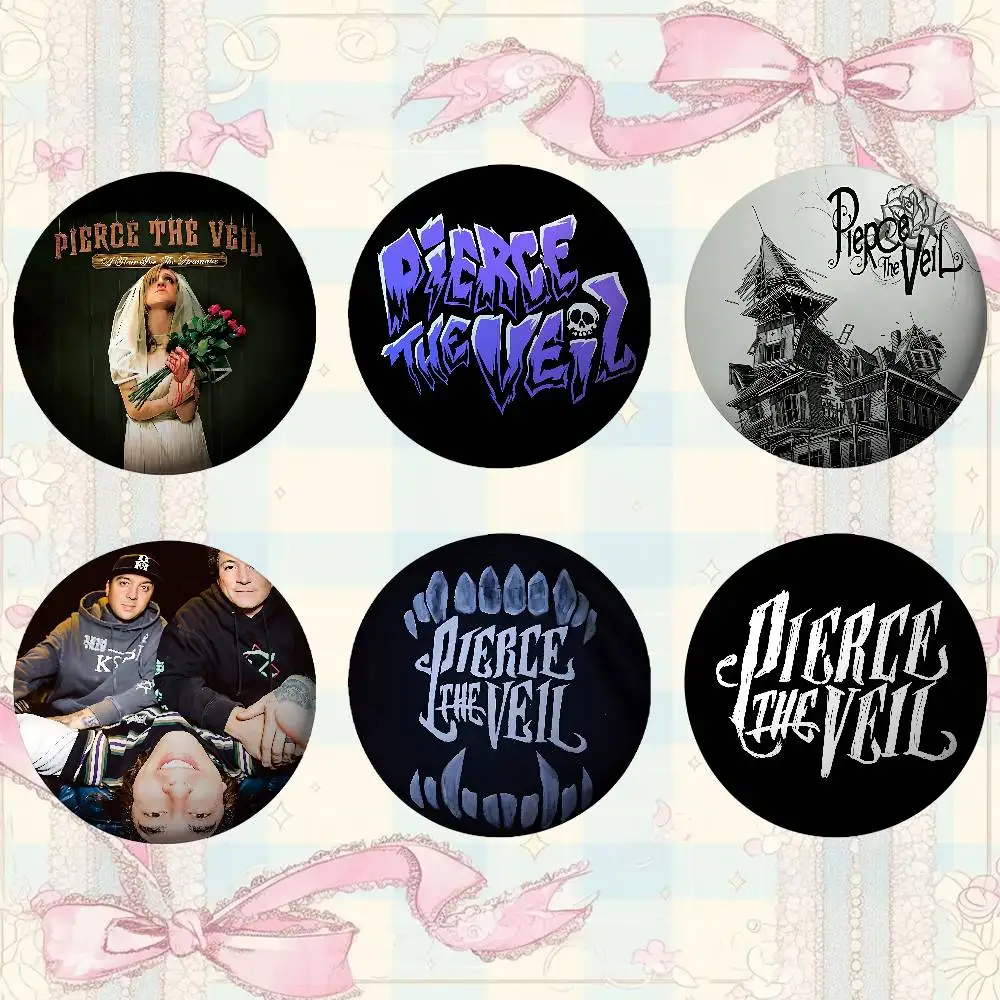

Band A-Pierce The-S Veil Badges Fans' Cartoon Lapel Pins Brooch Emblem Trinkets Gifts Folks Backpack Decor Jewelry Pieces