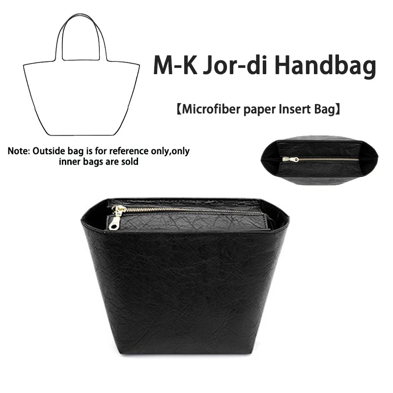 EverToner For M-K Jor-di Bag Insert Organizer Makeup Handbag Inner Purse Portable base shaper Bag Accessories