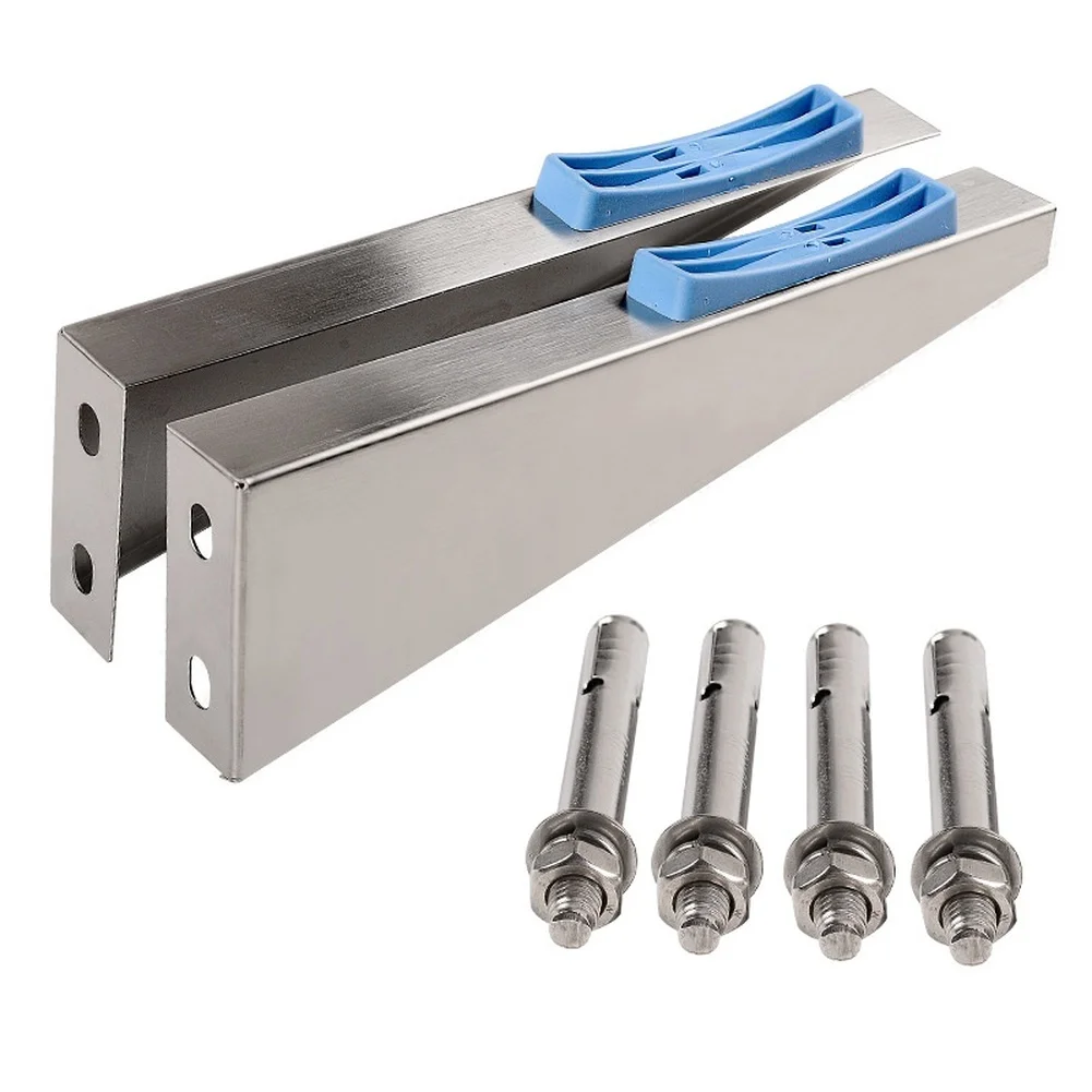 Wall Mount Stainless Steel Bracket for Electric Water Heater Under 100L Capacity 250kg Load Rating Brushed Finish
