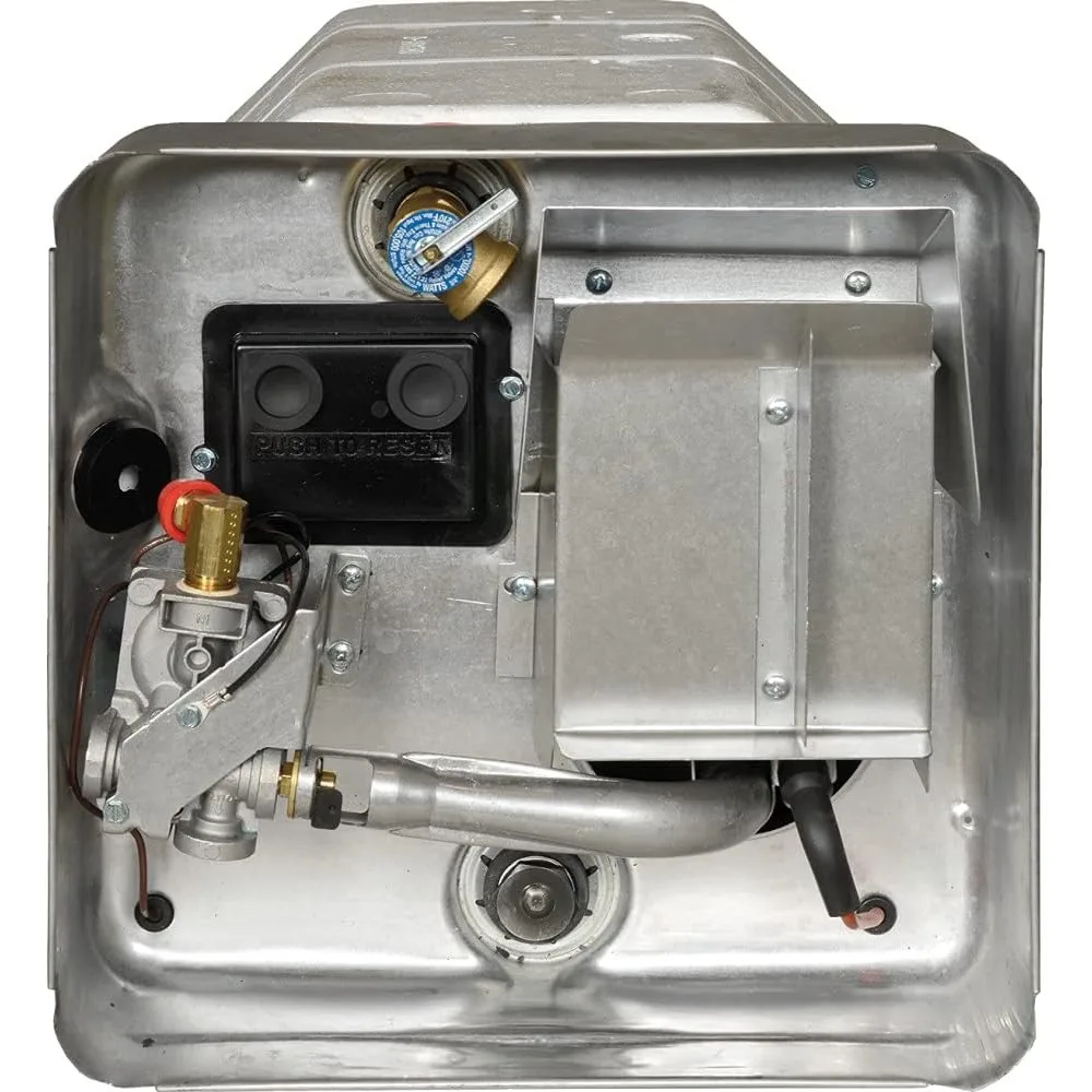 Advantage Rv Tank Water Heater Sw6D, Six Gallon Porcelain Lined Steel Tank, Direct Spark Ignition Dsi 5238A