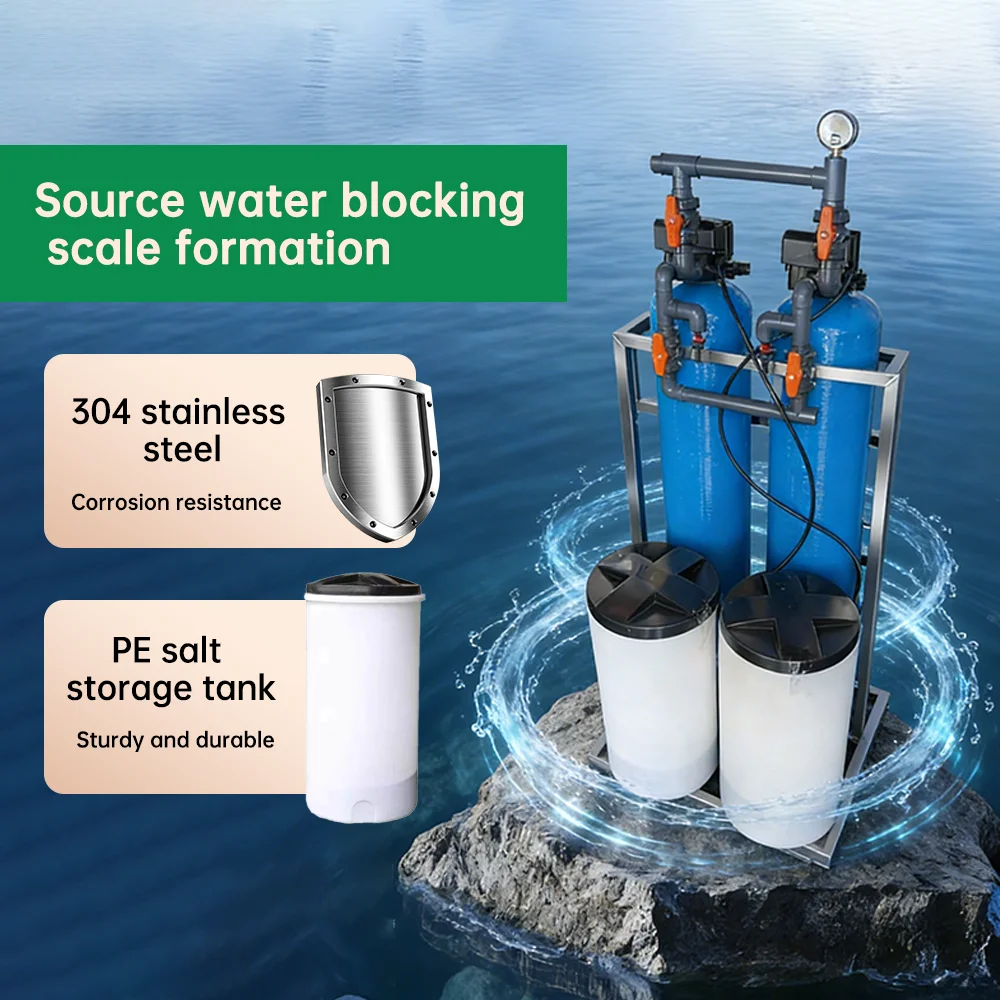 Whooe House Water Softener System12680 US Gal/day W Both Tap Water And Well Water Can Remove Limescale And Odors