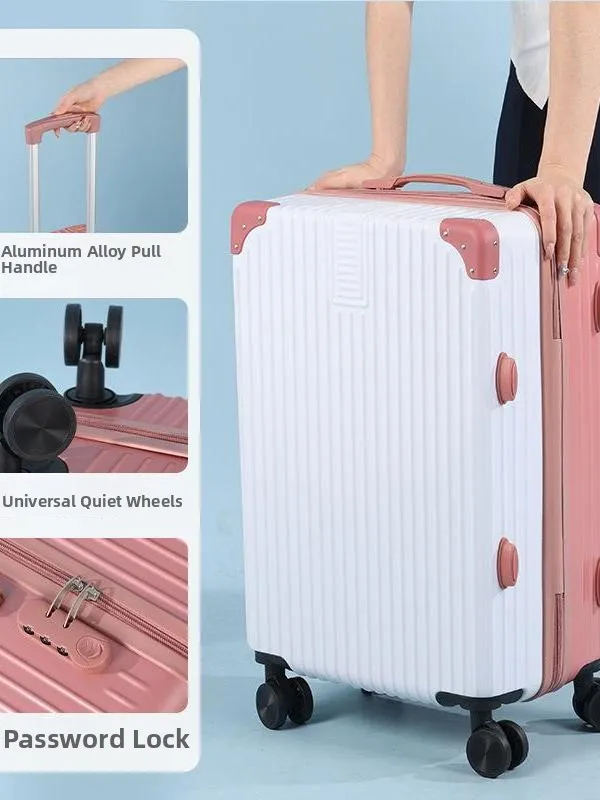 new-lightweight-attractive-24-inch-password-travel-suitcase-multi-directional-wheels-women's-student-20-inch-pull-rod-case