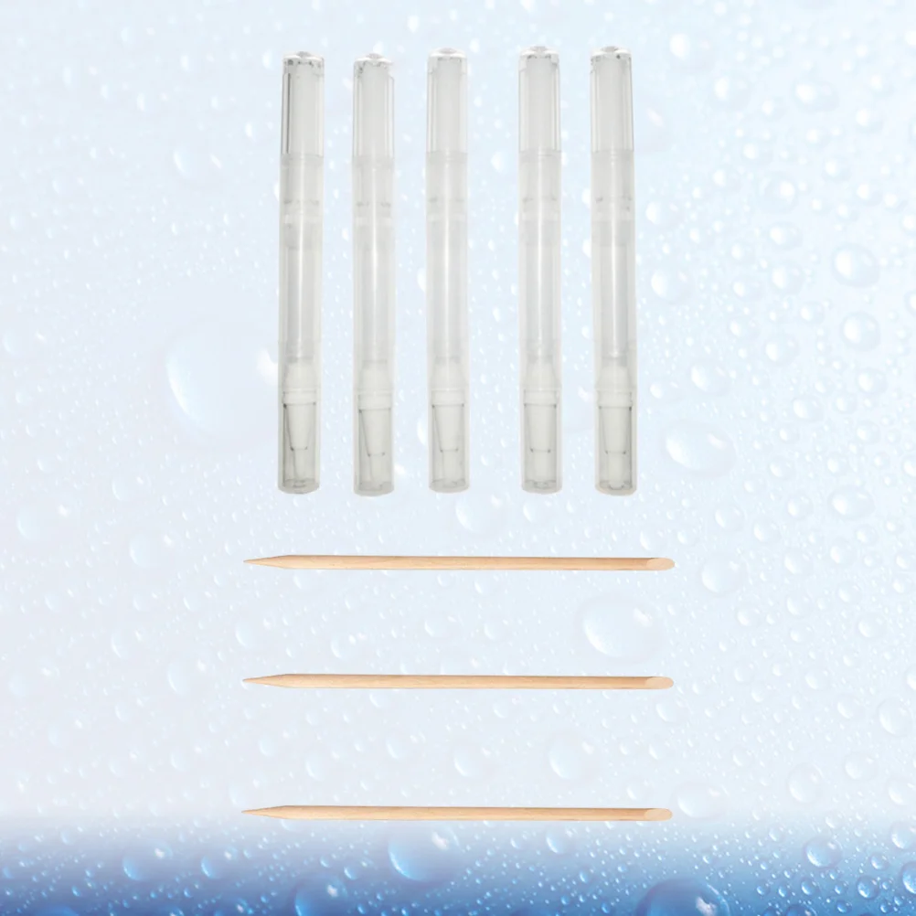 8 pçs acessórios de manicure removedor de esmalte garrafa óleo arte design ferramenta tubo vazio