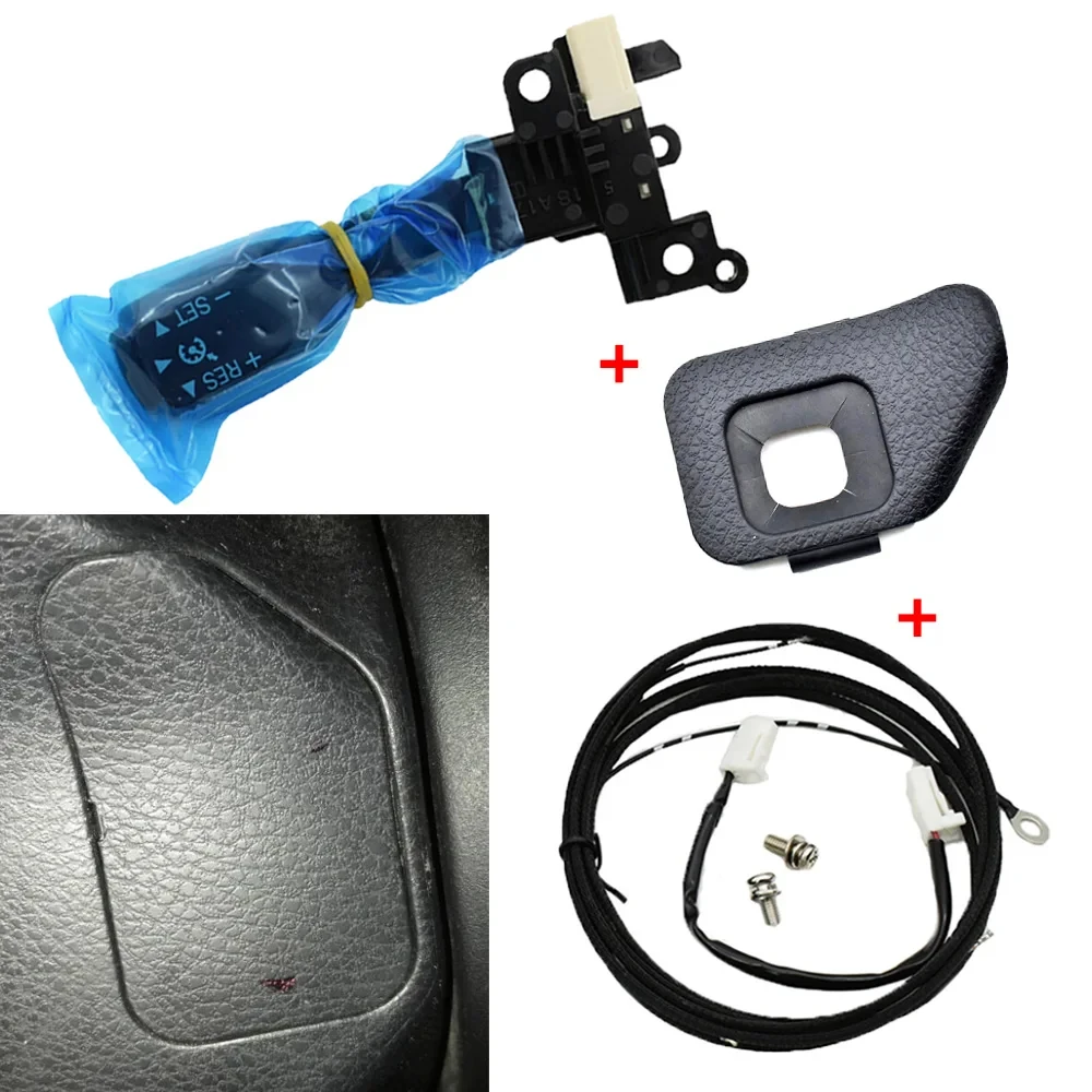 

​New Cruise Control Switch 84632-34011 for Toyota Corolla 2014 RAV4 2013-2015 Steering Wheel Cover 45186-0R030 45186-0R030-C0