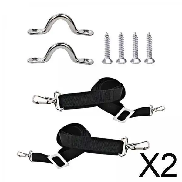 

Heavy Duty Adjustable Bimini Top Straps Marine Canvas Nylon Webbing Stainless Steel Accessories for Boat