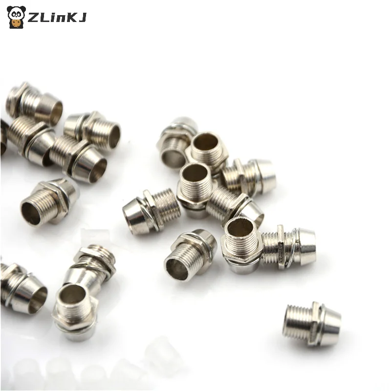 ▶20pcs/lot Copper 5mm Light Emitting Diode LED Holder Mount Panel Display Thread Size 8mm Wholesale
