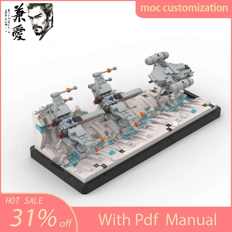 

НОВЫЙ 1061 шт. Star Battle Mandalorian S2, Micro X-W Ing, креативная детская кирпичная игрушка, здание на день рождения, праздничный подарок, блоки
