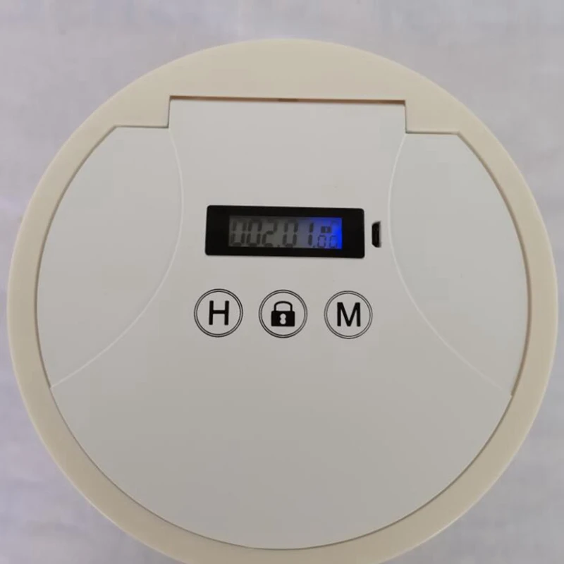 Electronic Time Lock Box Multi Function Time Lock Box Bin For Toys Mobile Phones (White)