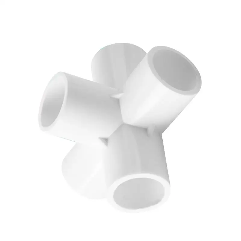 T-Stück PVC-Armaturen PVC-Rohr verschraubung PVC-Möbel anschluss PVC-Rohr verschraubung 3/4/5-Wege-PVC-Armaturen Rohr verschraubungen