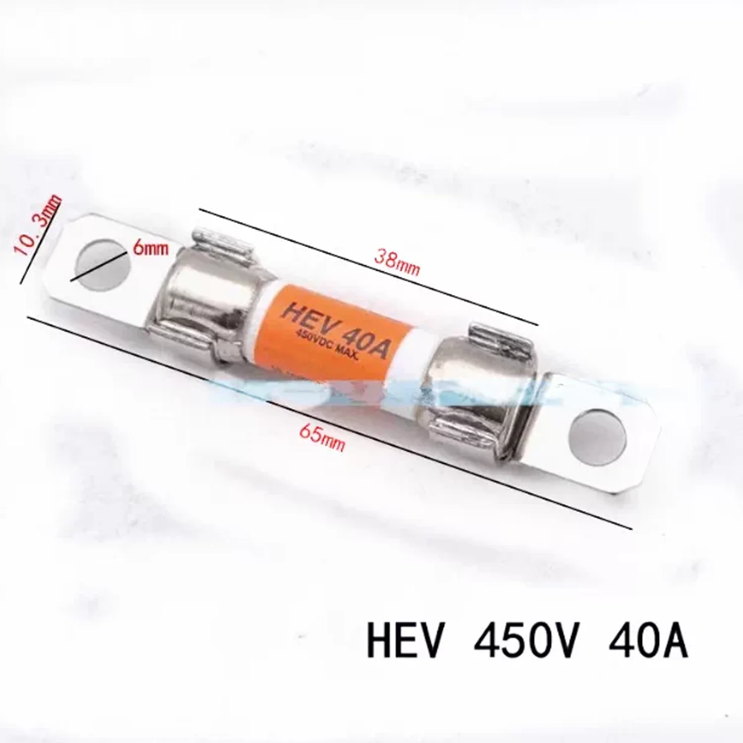 (10 peças) Fusível para veículo elétrico HEV40A HEV30A HEV20A HEV15A HEV10A