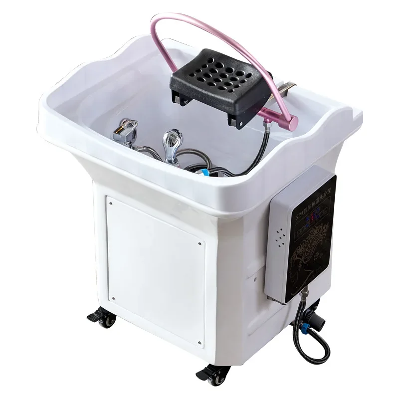 

Mobile water circulation shampoo beauty salon hair salon constant temperature head therapy instrument fumigation