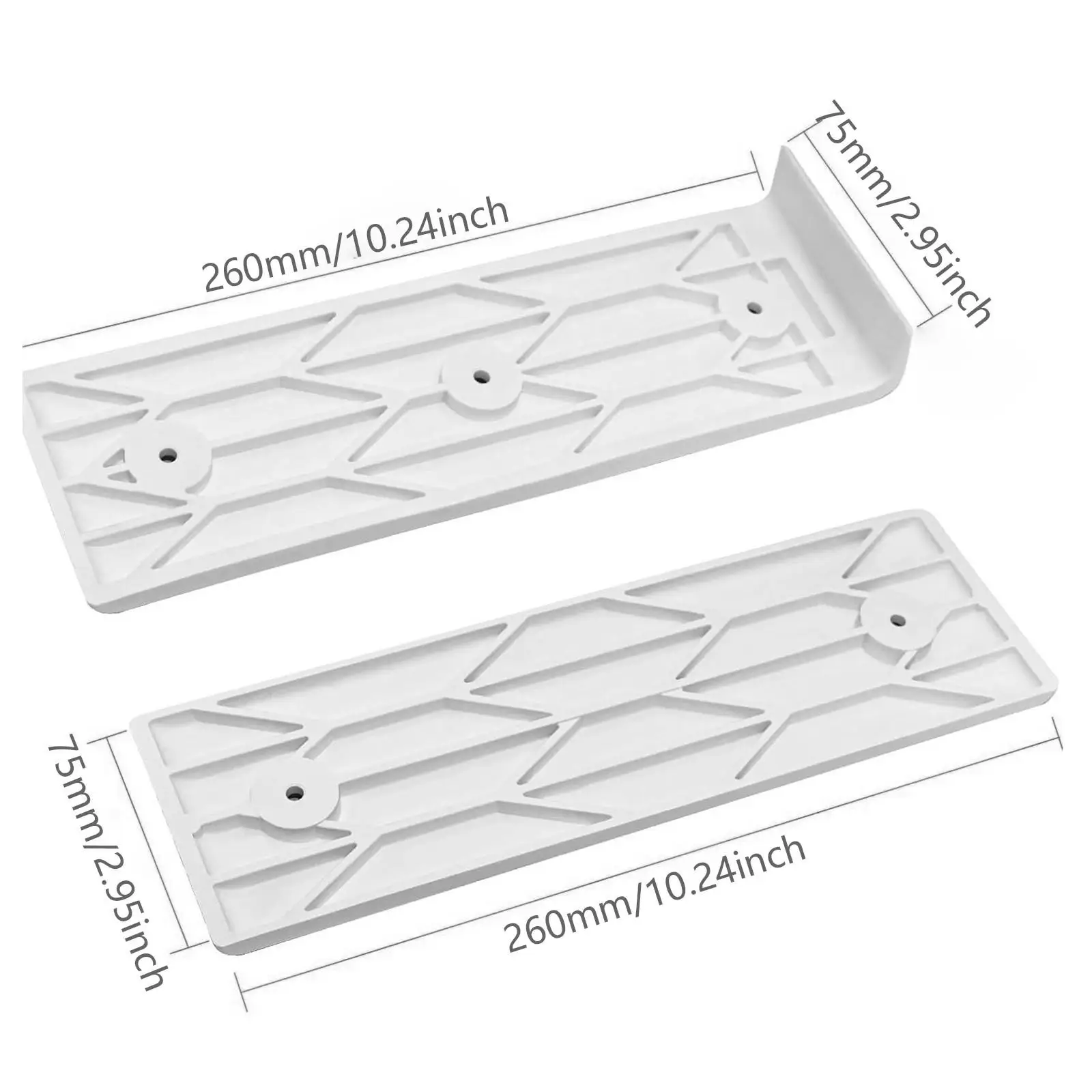 Boat Trailer Slide Pads Kit Professional Boats Equipment Glide Bunk Enders for Jet Skis Fishing Flat Bottomed Boats