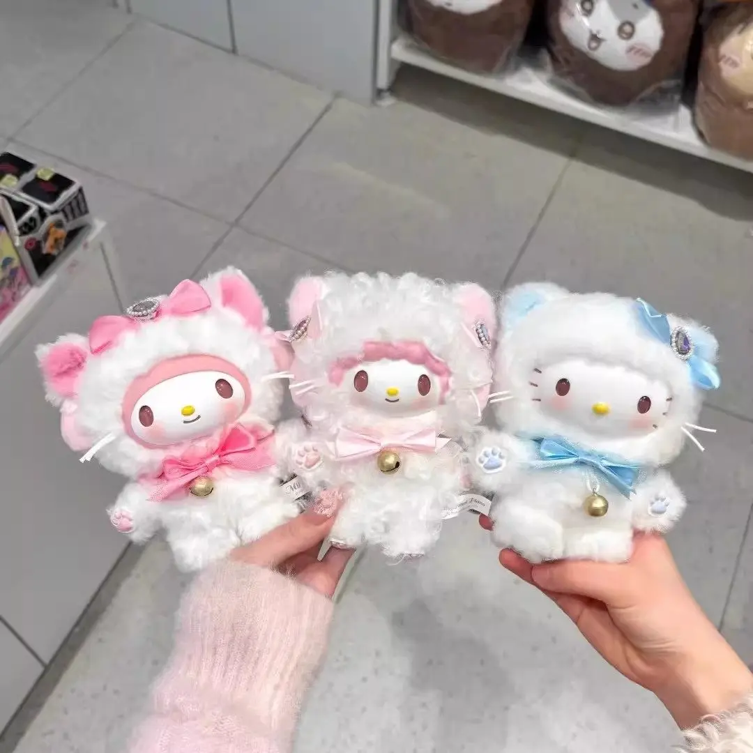 

Персонаж Sanrio Shining Meow Meow Squad слепая коробка кулон брелок Mystery Box фигурка аниме кукла сумка-сюрприз подарки игрушки