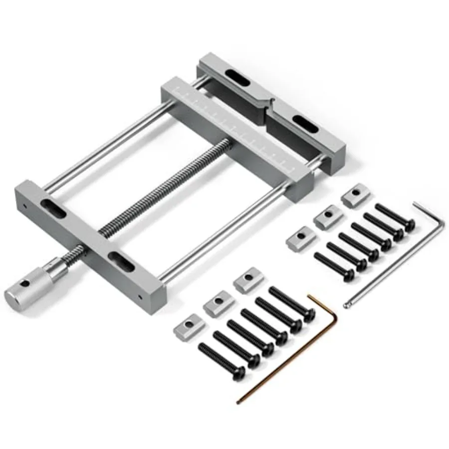 

WMCA010 Aluminum Bench Vise Clamp for CNC Router Machine High Precision CNC Router Clamp for Uniquely Shaped Woodworking Metalw