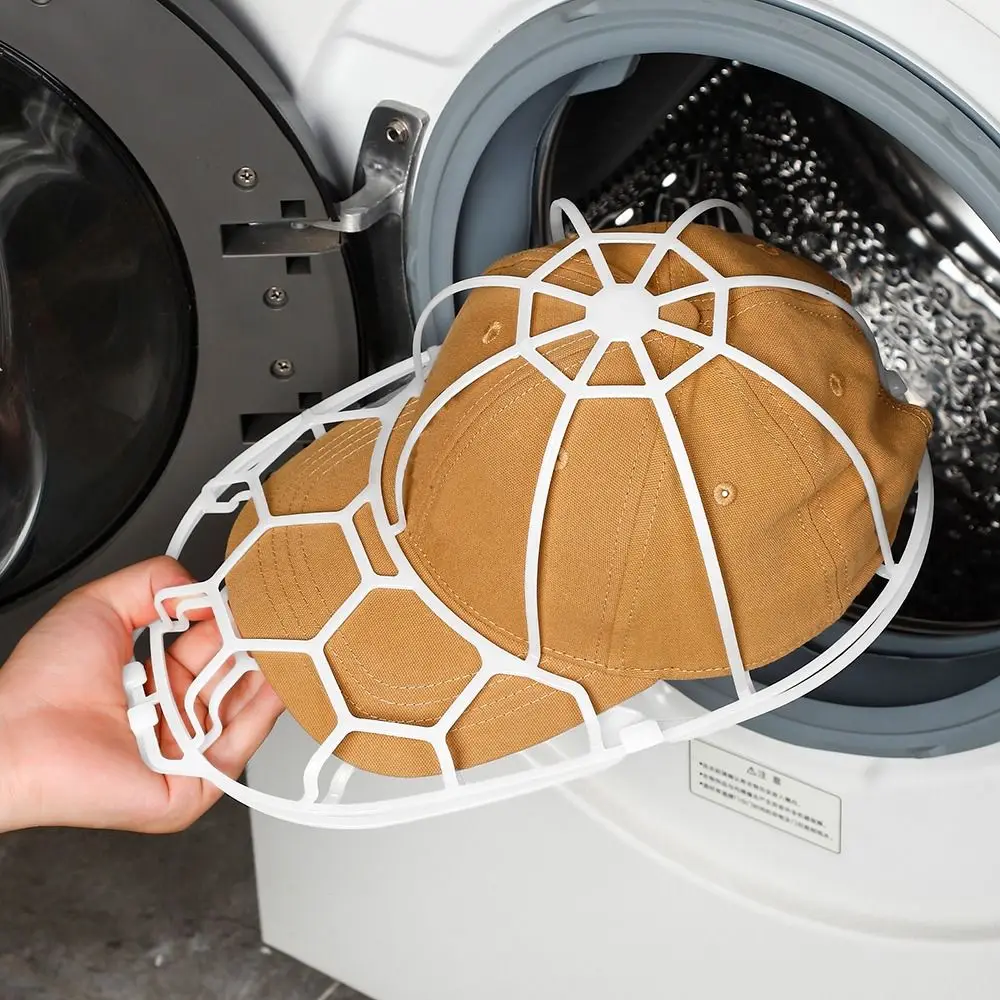 Baseball Cap Washing Cage Anti-deformation Cap Protector Rack for Dishwasher Washing Machine Hat Washer Frame
