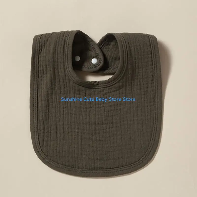 

C5AF Upgraded Kids Bibs Absorbent Cotton Babies Bibs for Feeding & Teething Newborn Bibs for Babies Girls & Boys 3-Color