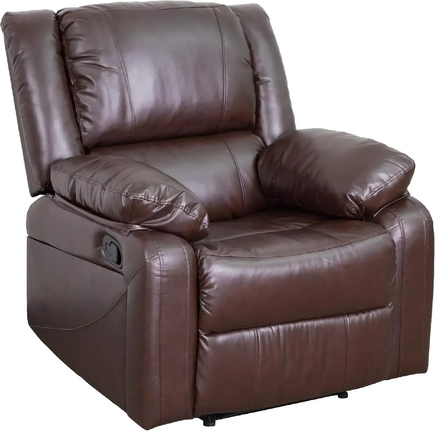 Harmony Series Brown LeatherSoft Recliner Furniture Living Room  Sofa Set