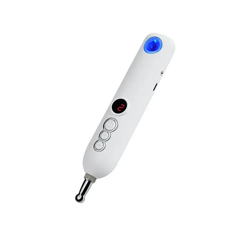 Body Massage Pen 5 In 1 Acupuncture Pen Meridian Energy Pen Pain Relief Point Detector Device Health Laser Therapy Massager Gun