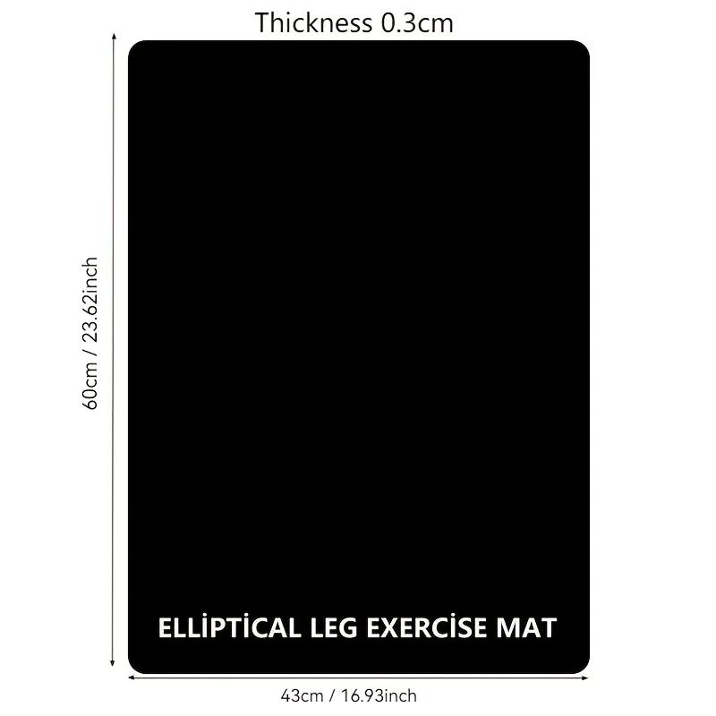 Tapete Antideslizante y Absorbente de Impactos para Máquina de Ejercicios - Hecho de Material PU, Silicona Antideslizante, Fácil de Mantener