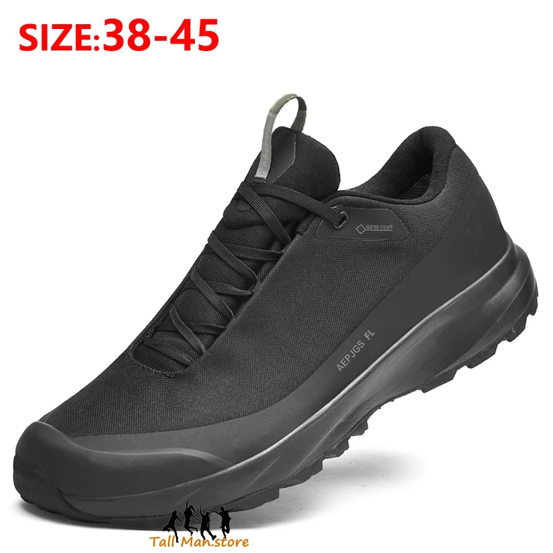 Man Outdoor Hiking Shoes Running Shoes Sneakers Men Black Leisure Plus Size 38-45