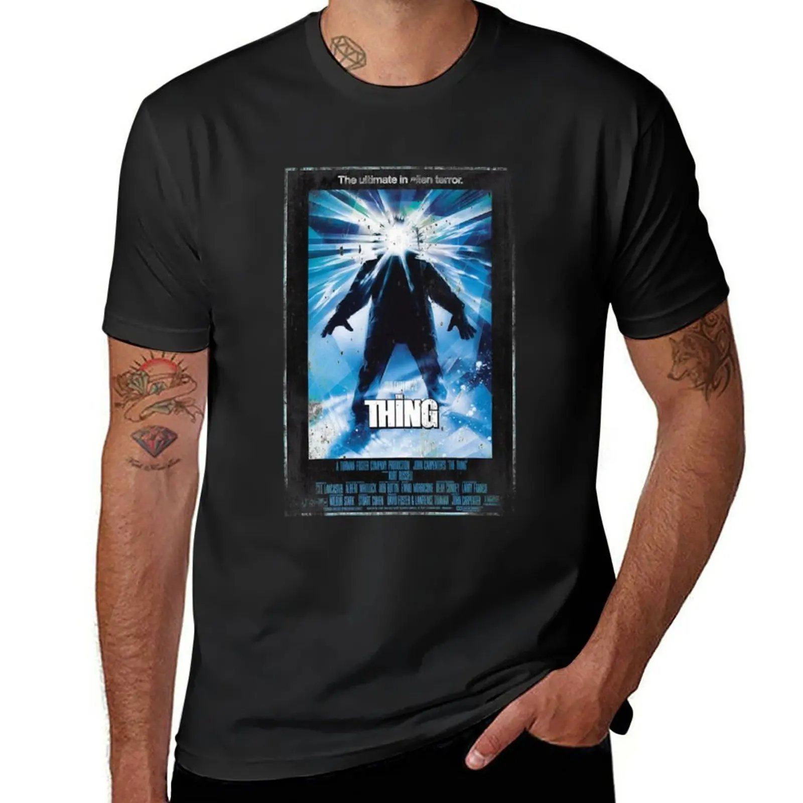 

New The Thing movie poster T-Shirt cute clothes T-shirt for a boy shirts graphic tees men t shirt