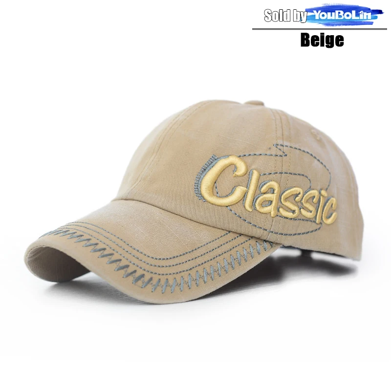 Baseballkappe im Koreanischen Stil Trendige Neue Frühlings-Dad-Cap Gewaschene Distressed-Mütze Retro-Buchstaben 3D-Bestickte Sonnenkappe – Detail 10