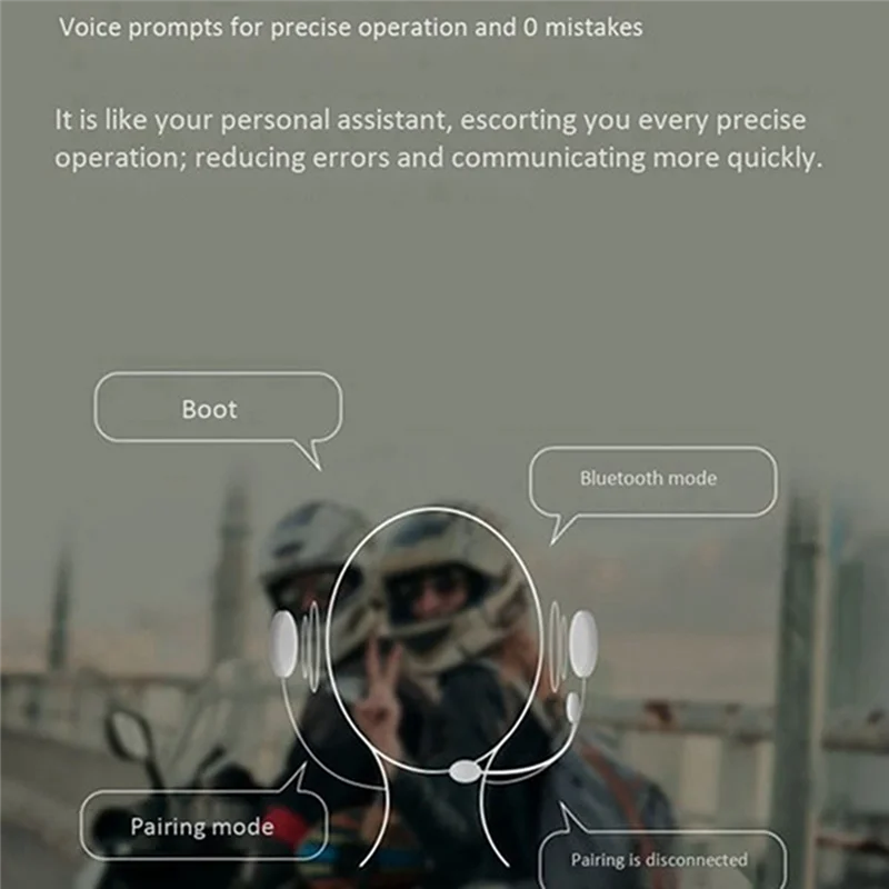 LX3 헬멧 블루투스 헤드셋, 오토바이 라이딩 무선 통화 헤드셋, 소프트 라인 밀 헤드셋, 노란색, BT5.0, 1200MAH