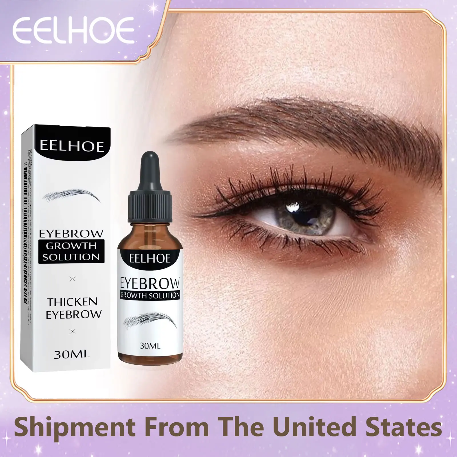 Eyelash Fast Growth Essential Oil Thicken Eyebrows Lifting Eyelashes Enhancer Longer Thicker Lengthening Eyelash Growth Products