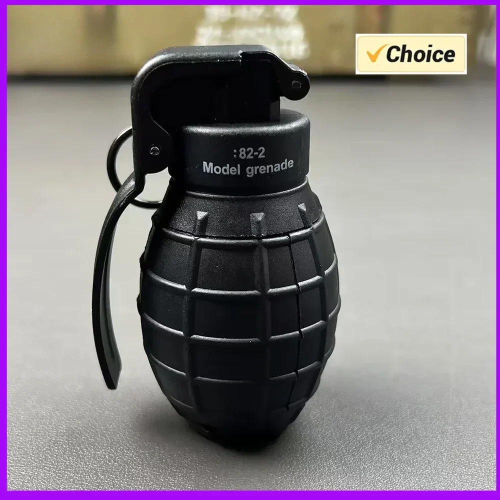 JS82-2 CS Grenade Tactical Airsoft Grenade Pull Ring Toys Blaster Toy Battle Games 2Pcs Fall Resistant Refillable Role Play Prop