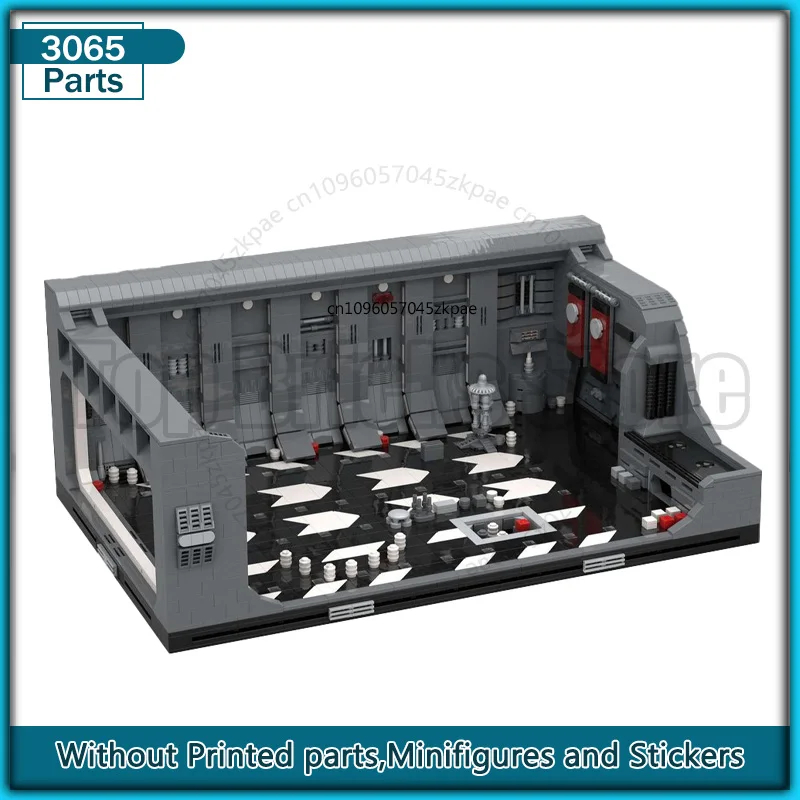 

Размер миди Hangar The Bay Диорама Дисплей MOC Строительный блок Архитектура Коллекция игрушек Креативная образовательная модель Кирпичи Подарок