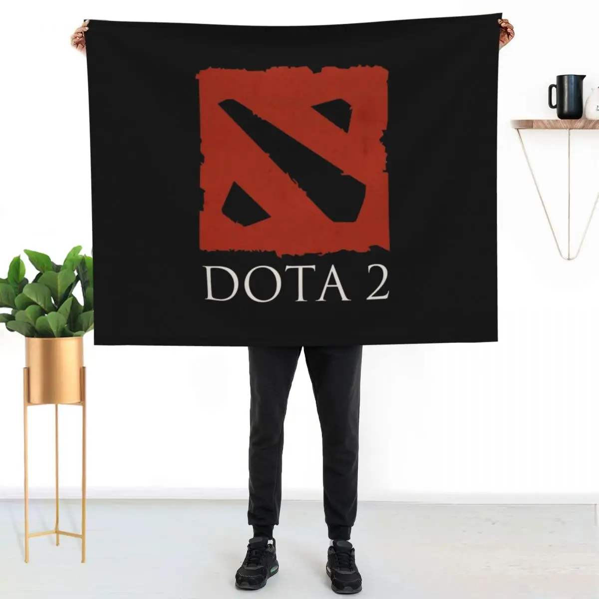 Dota 2 Throw Blanket Luxurious Soft Fuzzy Blanket for Sofa Bed