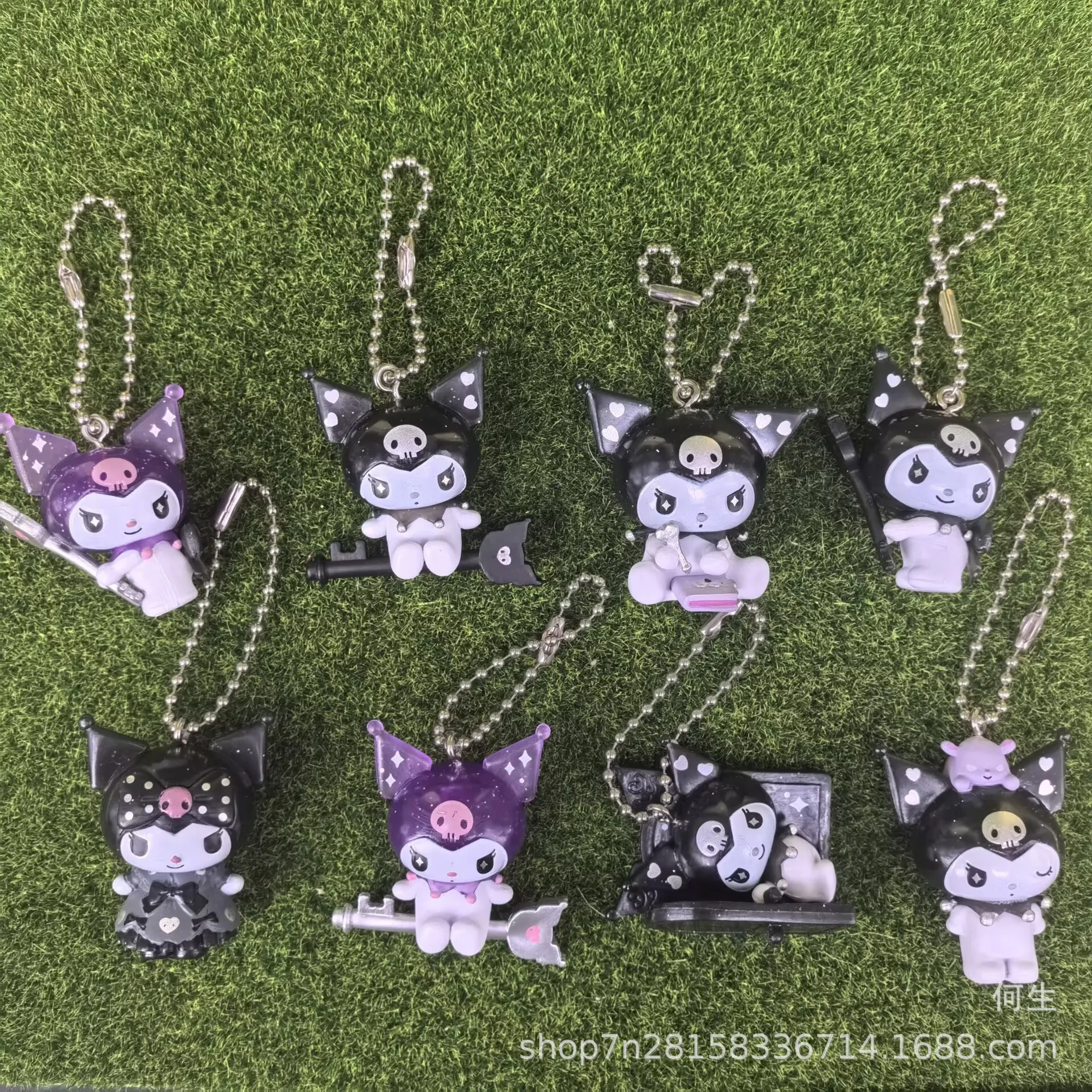 Sanrio Kuromi Dunkle Magie Themen-Maskottchen Schlüsselanhänger Mystery Blind Box Geschenke Spielzeugmodell Anime-Figuren Sammelornamente – Detail 3