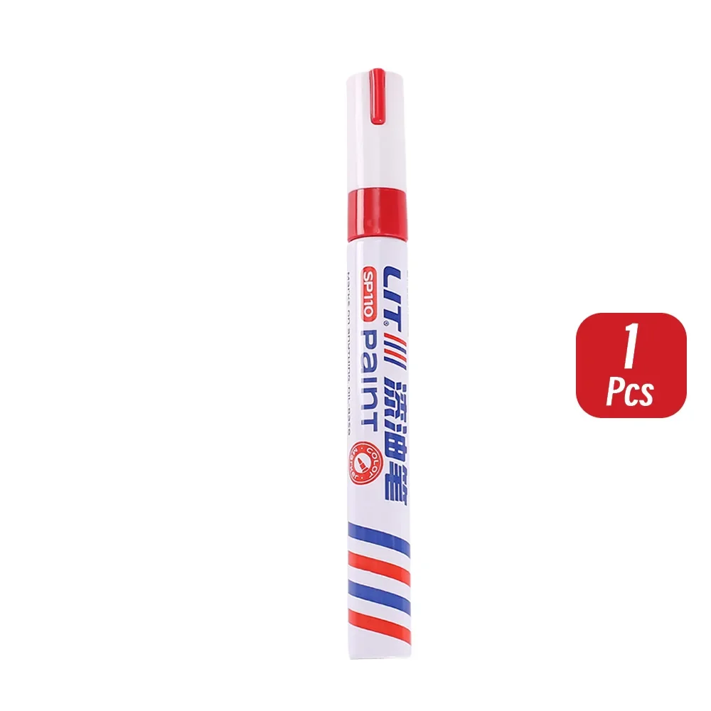 3mm 10 p Kleurrijke 8 Kleuren Permanente Verf Marker Waterdichte Witte Markers band loopvlak rubber stof Verf metalen Verf Marker Pennen