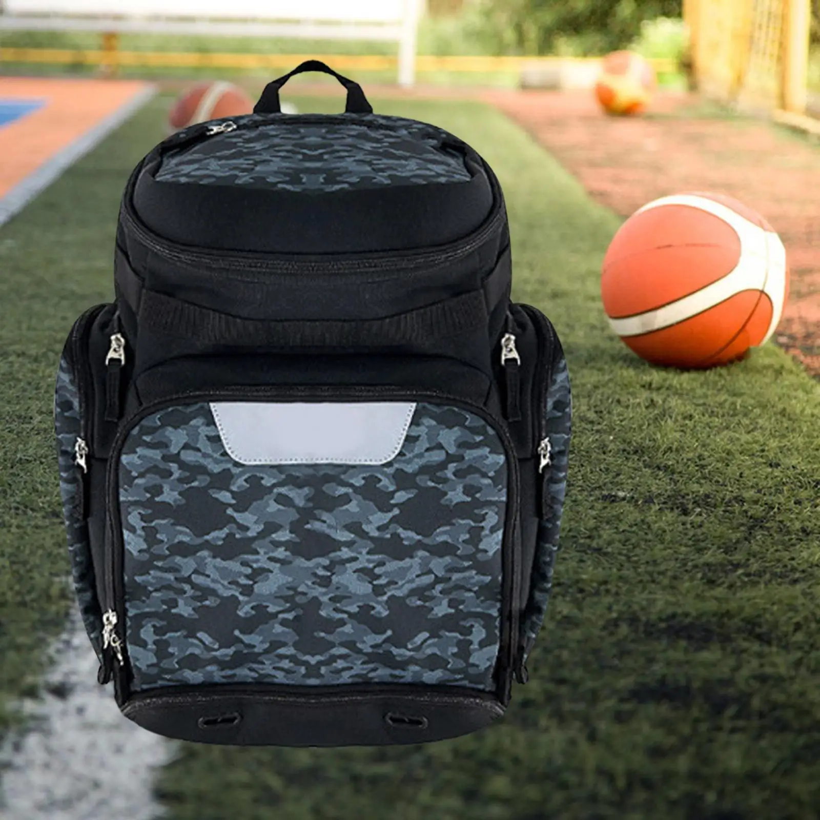 Basketball Backpack Bag Sackpack with Separate Ball & Shoes Holder Wear Resistant Material Breathable Baseball Bag Travel Bag