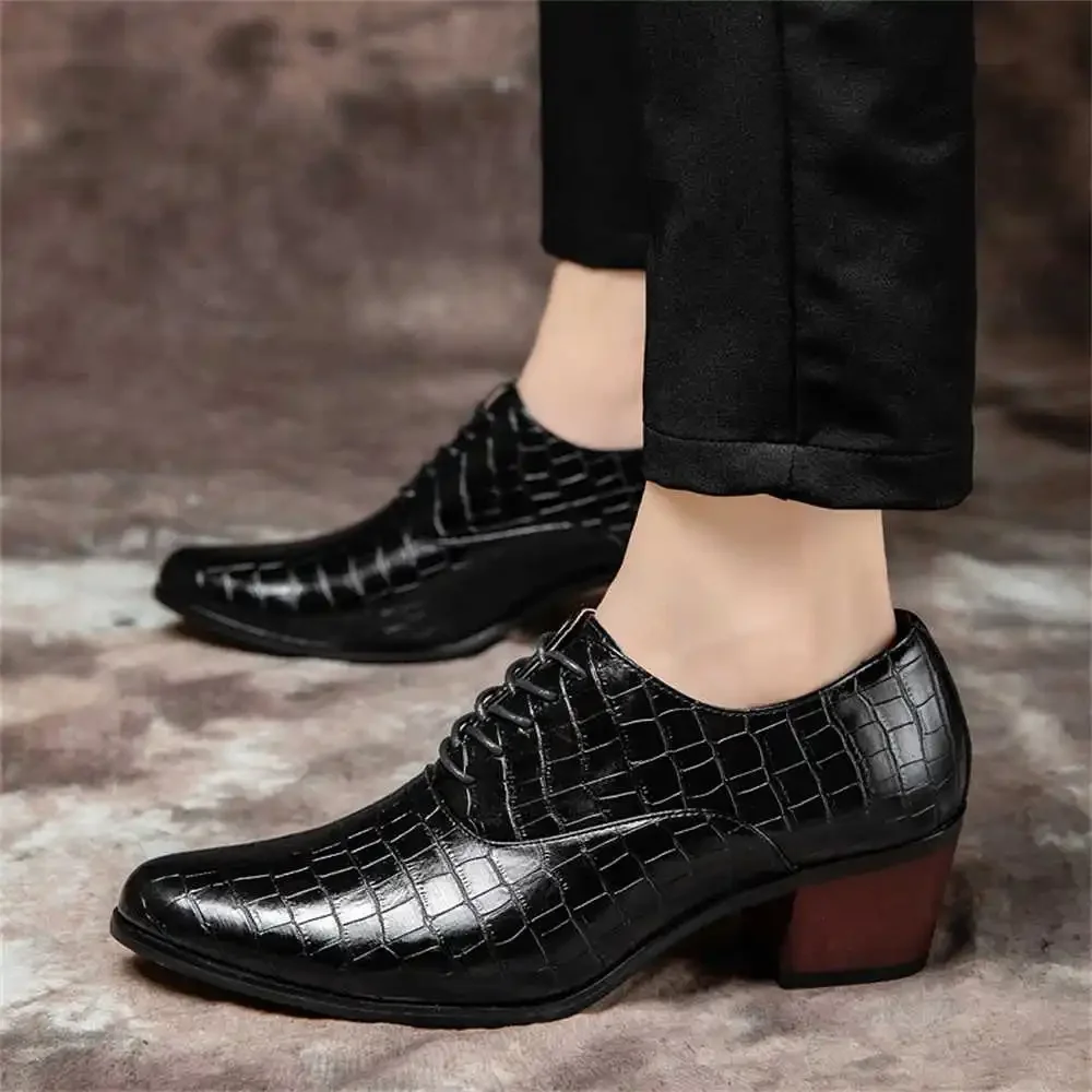 Size 44 Laced Men's Green Shoes Heels Plus Size Dress Men Dress Shoes High Quality Sneakers Sport Super Deals Snearkers Gym